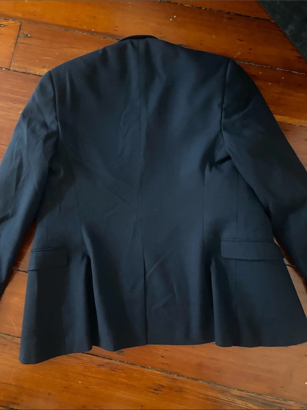Topman Men's Navy Blue Skinny Suit Blazer 36R and Skinny Trousers 30Wx32L